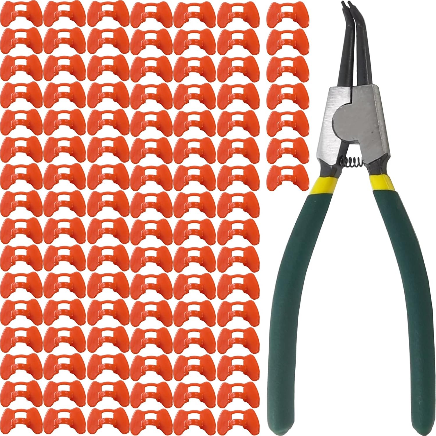 Pinless Poultry Peepers with Pliers for Chicken Pheasant Eye Protection
