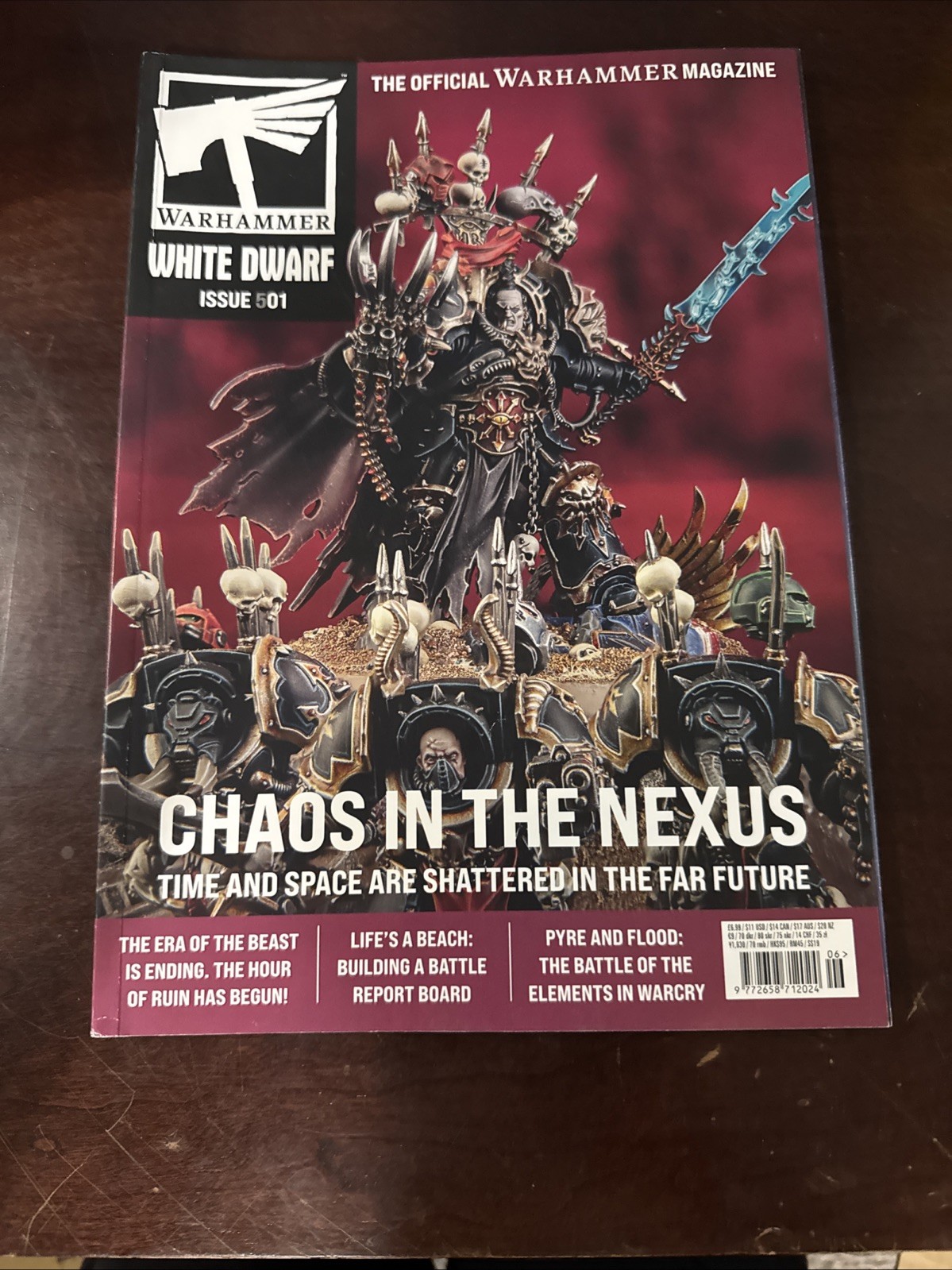 Warhammer White Dwarf UK Magazine Issue 501 Chaos In The Nexus