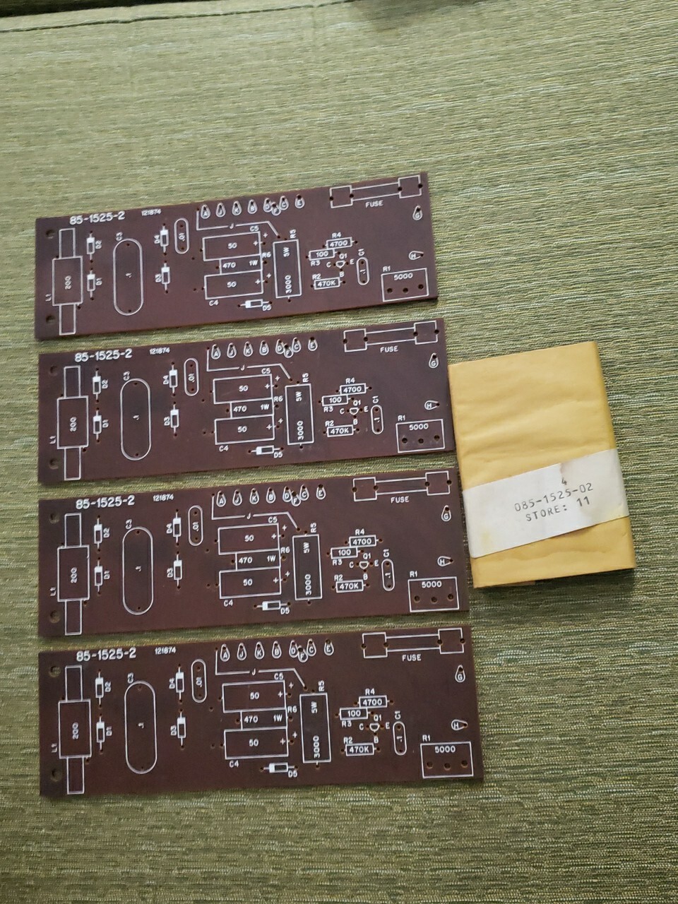 One New 1974 Heathkit Circuit Board #85-1525-2 NOS
