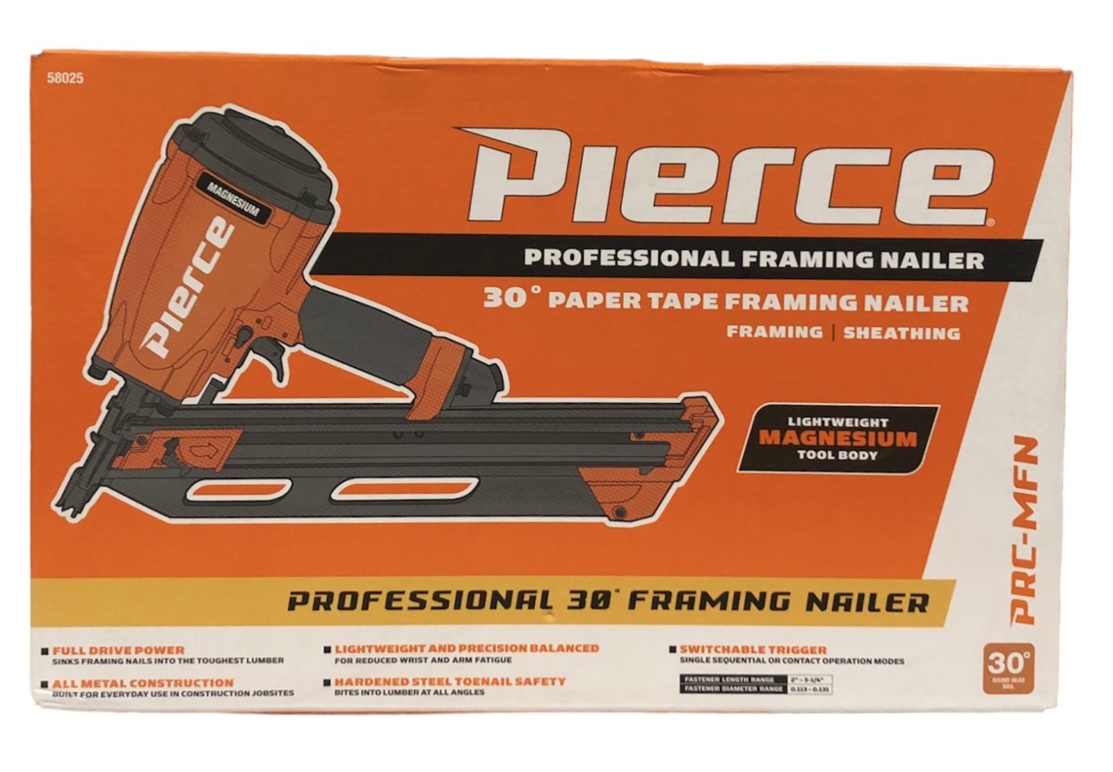Pierce PRC-NFN (58025) Paper Tape Framing Nailer