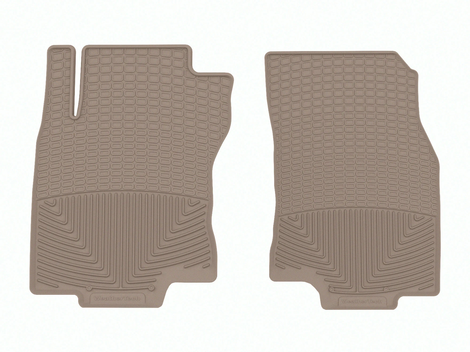 WeatherTech All-Weather Floor Mats for 2014-2020 - Nissan Rogue - 1st Row Tan