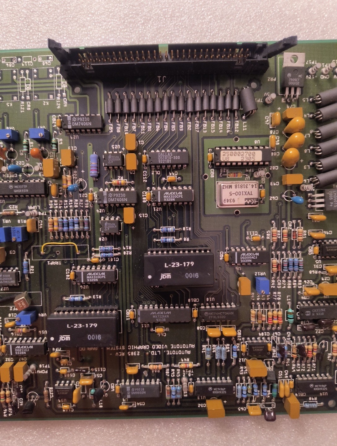 Autotote Video Graphics System Circuit Board Only