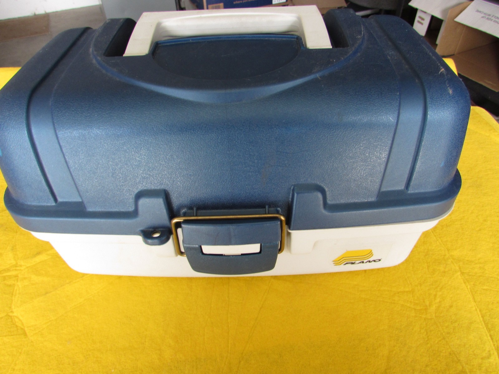 PLANO Model 6103  (3 Tray) Fishing Tackle Box Loaded-w- Goodies  16.X9.13"X8.5