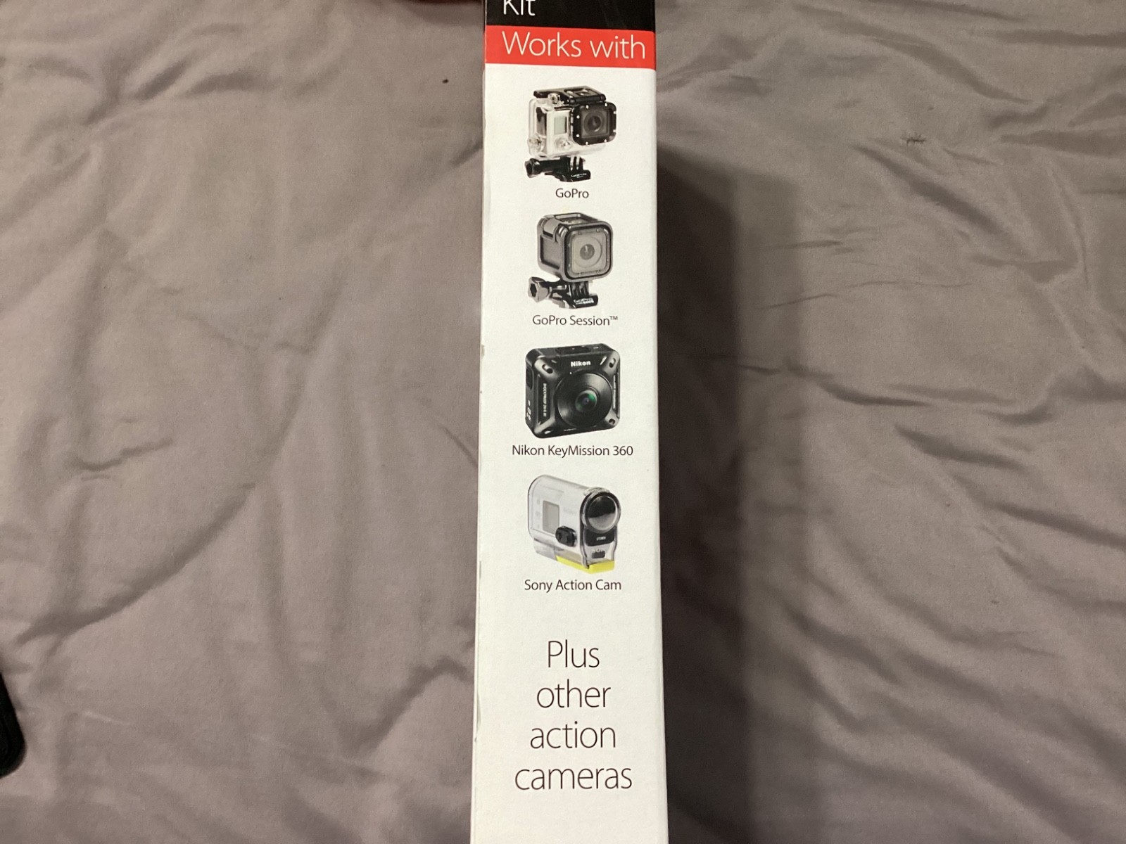 Sunpak ActionCamera Accessory Kit Works With Select GoPro, Nikon, Sony