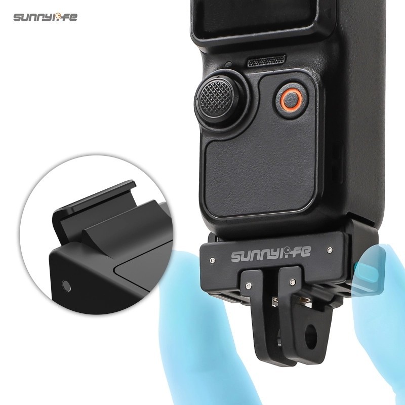 Quick Release Mount Adapter Foldable Expansion For DJI Osmo Pocket 3 Accessories