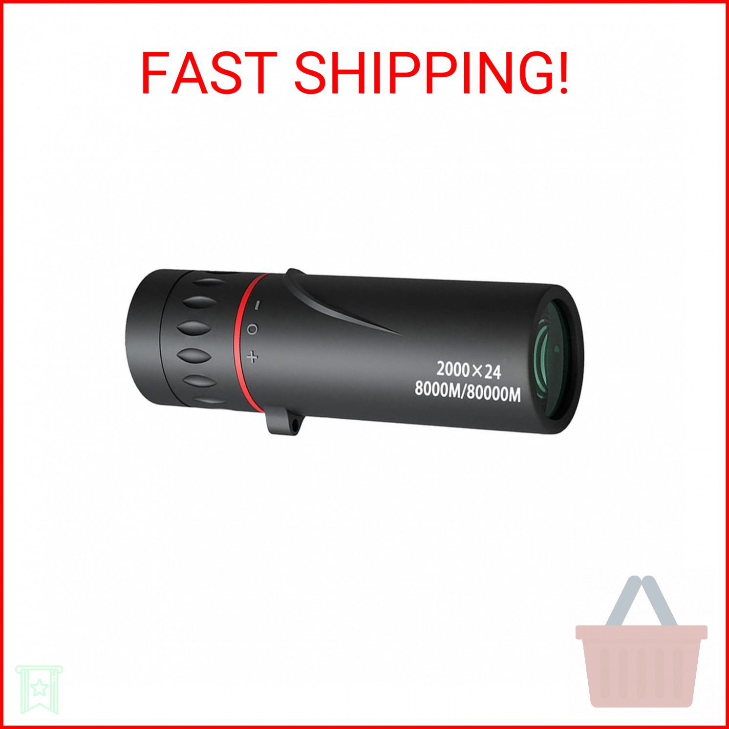 Mini Telescope for Adults,2000X24 Monocular Focus Optics Telescopes onocular Pow