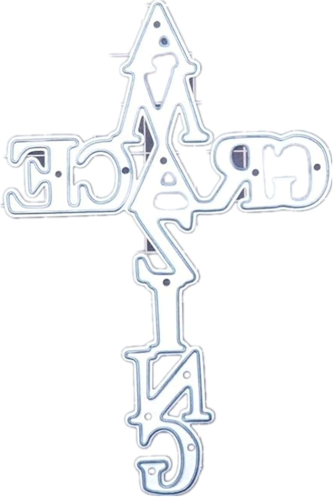 Easter Cross Die Cut for Card Making, Easter Ornament Metal Cutting Dies Cong...