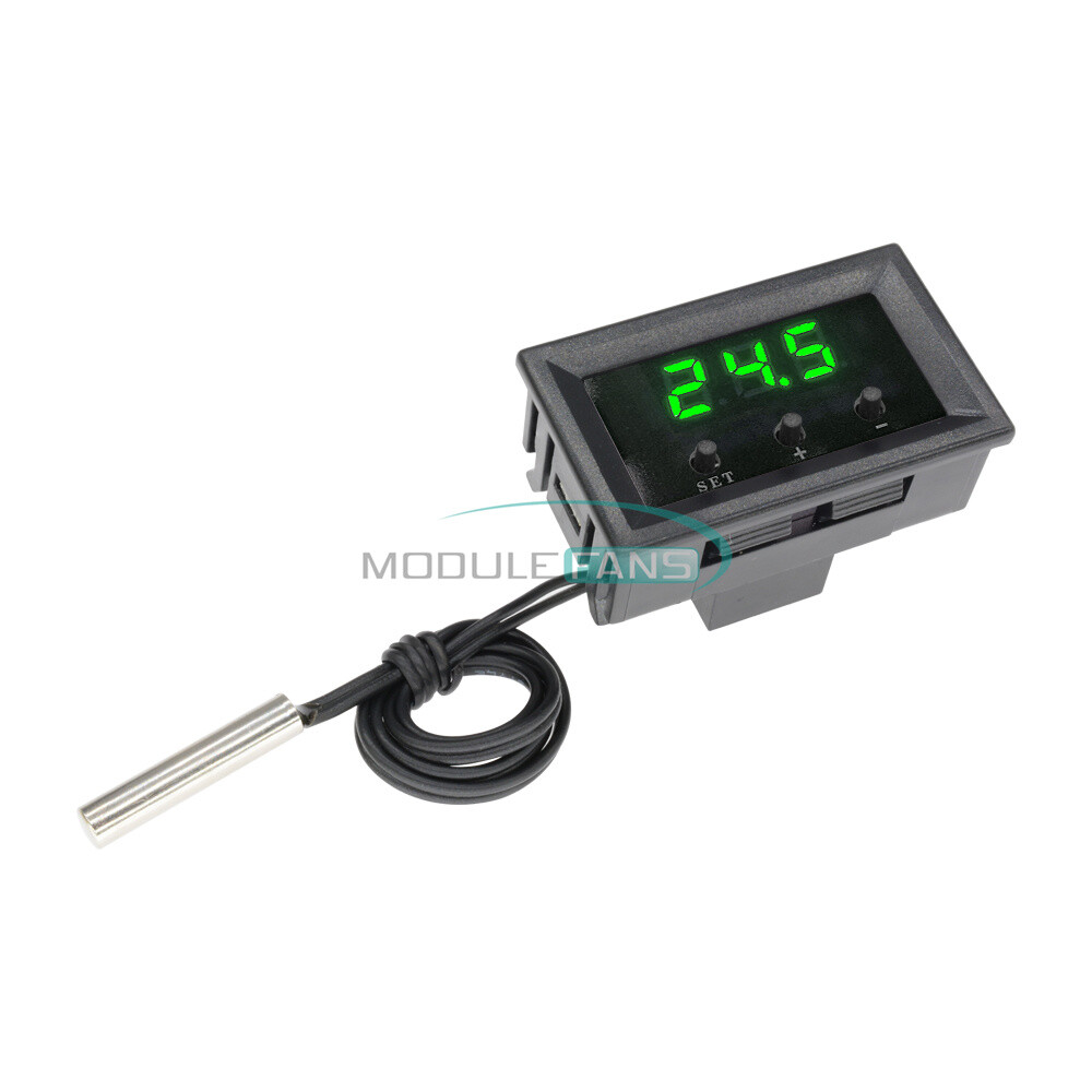 DC 12V -50~110°C W1209 Digital Thermostat Temperature Controller Sensor w/ Case