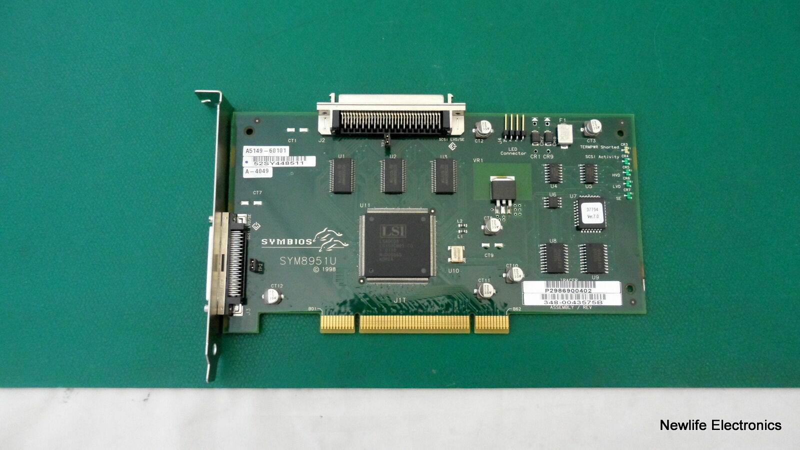 HP A5149-69101 PCI Ultra2 LVD SCSI Adapter Board A5149-60101 A5149A