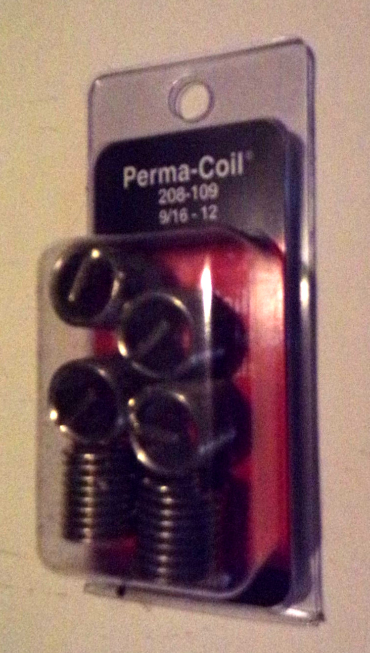 9/16-12 NC Thread Repair Inserts Perma Coil 208-109 Fits Heli Pack of 6 USA