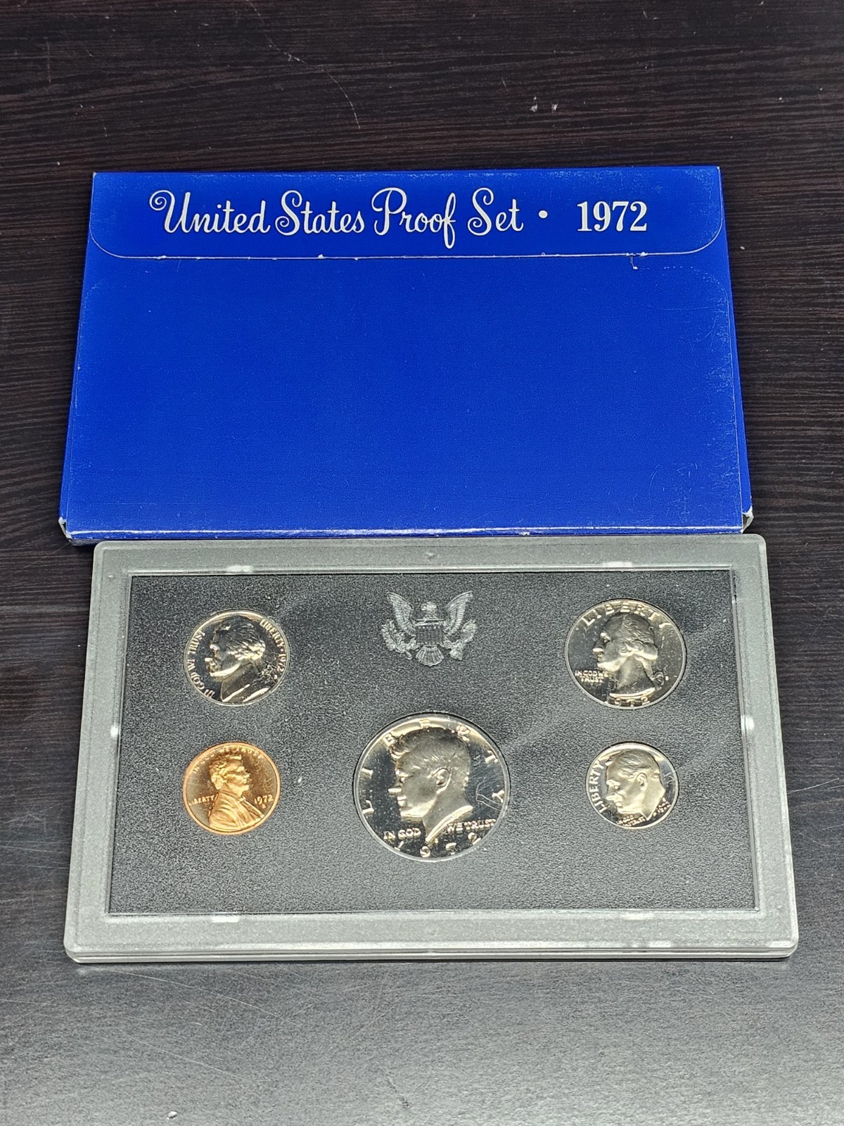 1972 US Mint Proof Set, OGP, US Mint Blue Box