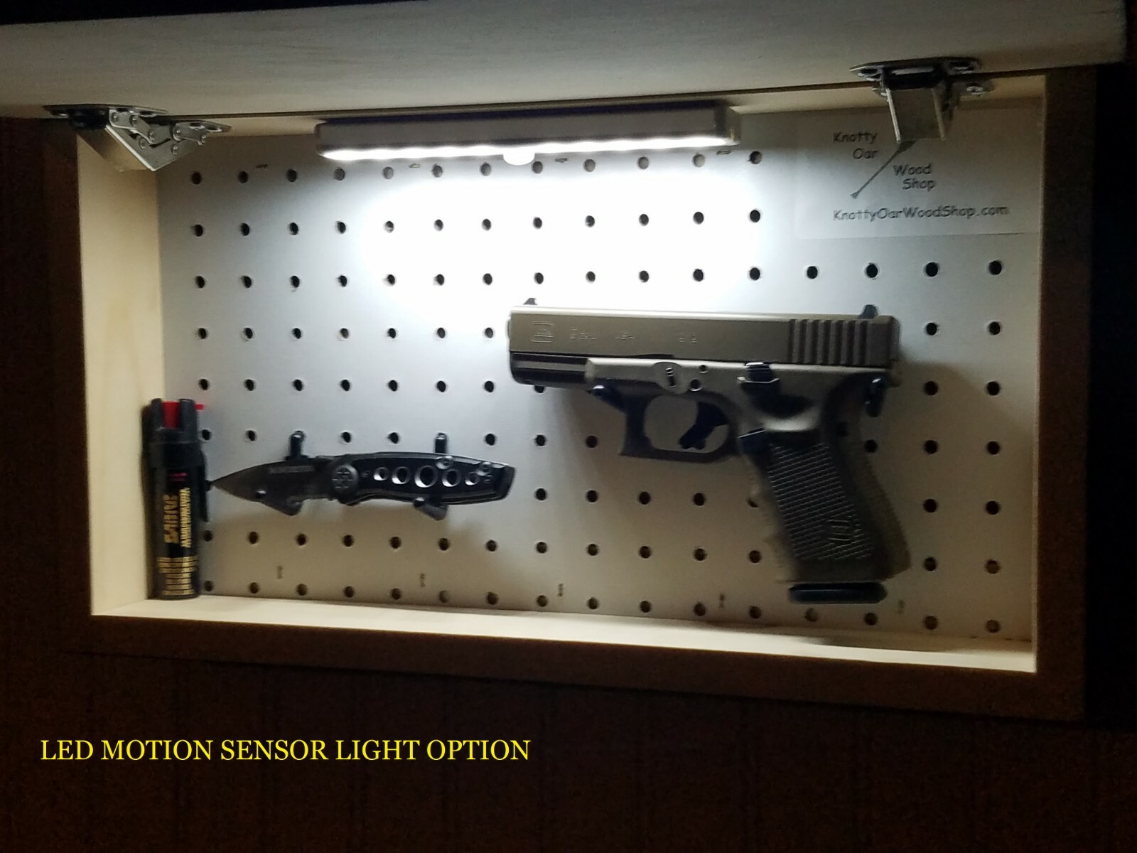 Hidden Gun Storage Concealment – Firearm Stash Box - Gift for Husband Boyfriend