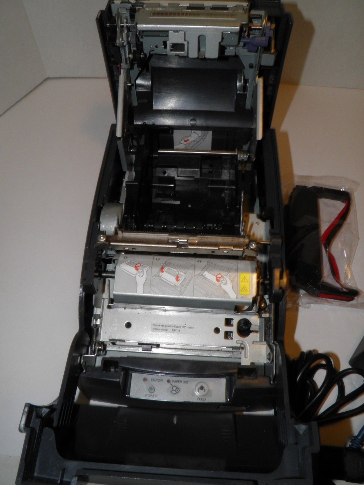 EPSON TM-U220B M188B Kitchen/Bar POS Receipt Printer PARALLEL w AC Adapter