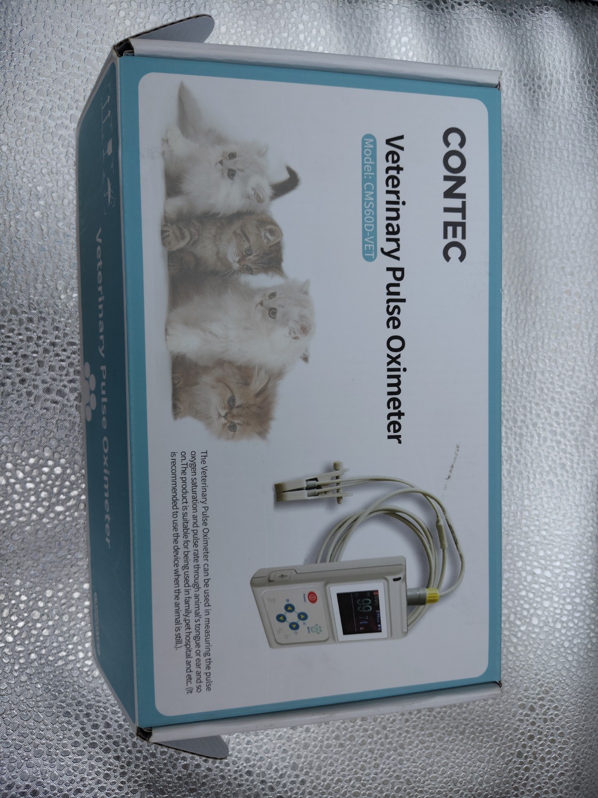 CMS60D-VET Animal Pulse Oximeter - Oxymeter Module Only (Missing Sensors/Cables)