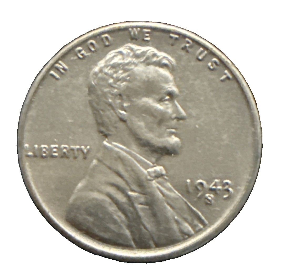 1943-S Lincoln Steel Cent WWII Issue — Gem BU Uncirculated