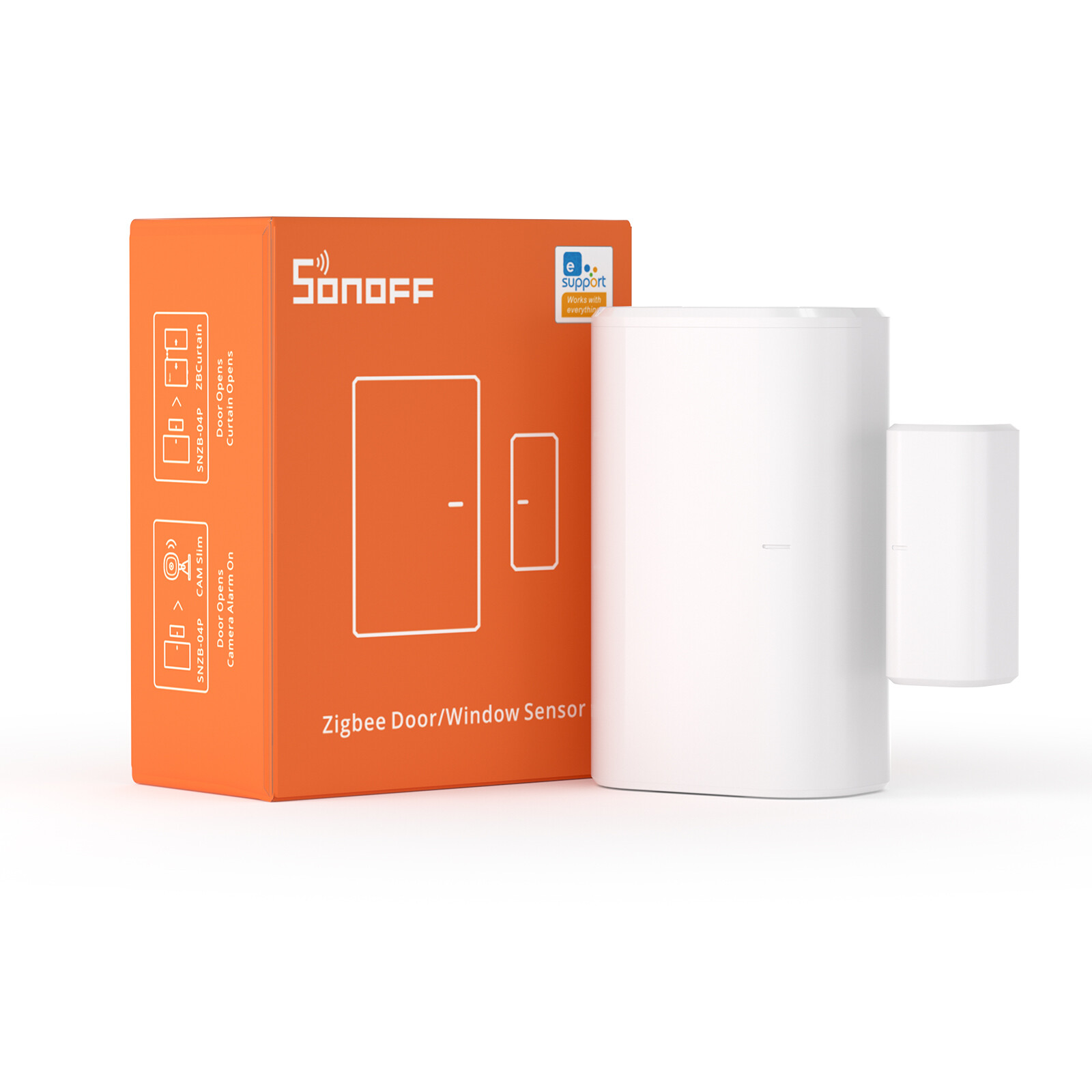 SONOFF Zigbee Sensor Door Window Monitoring with Tamper Alert Local Smart Scene