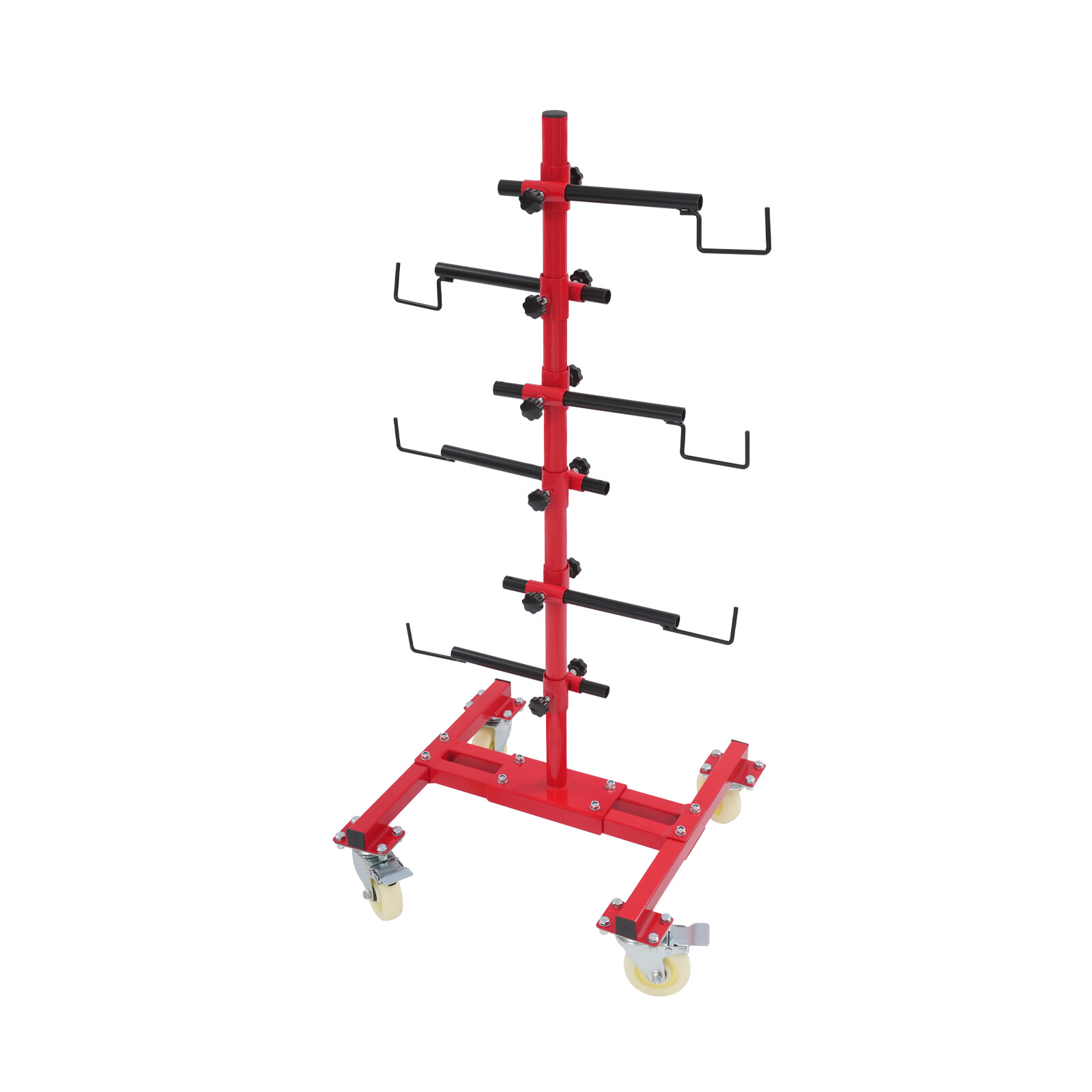 Panel Tree Paint Stand Panel Holder Car Panel Painting Stand w/ 6 Hooks 150lbs