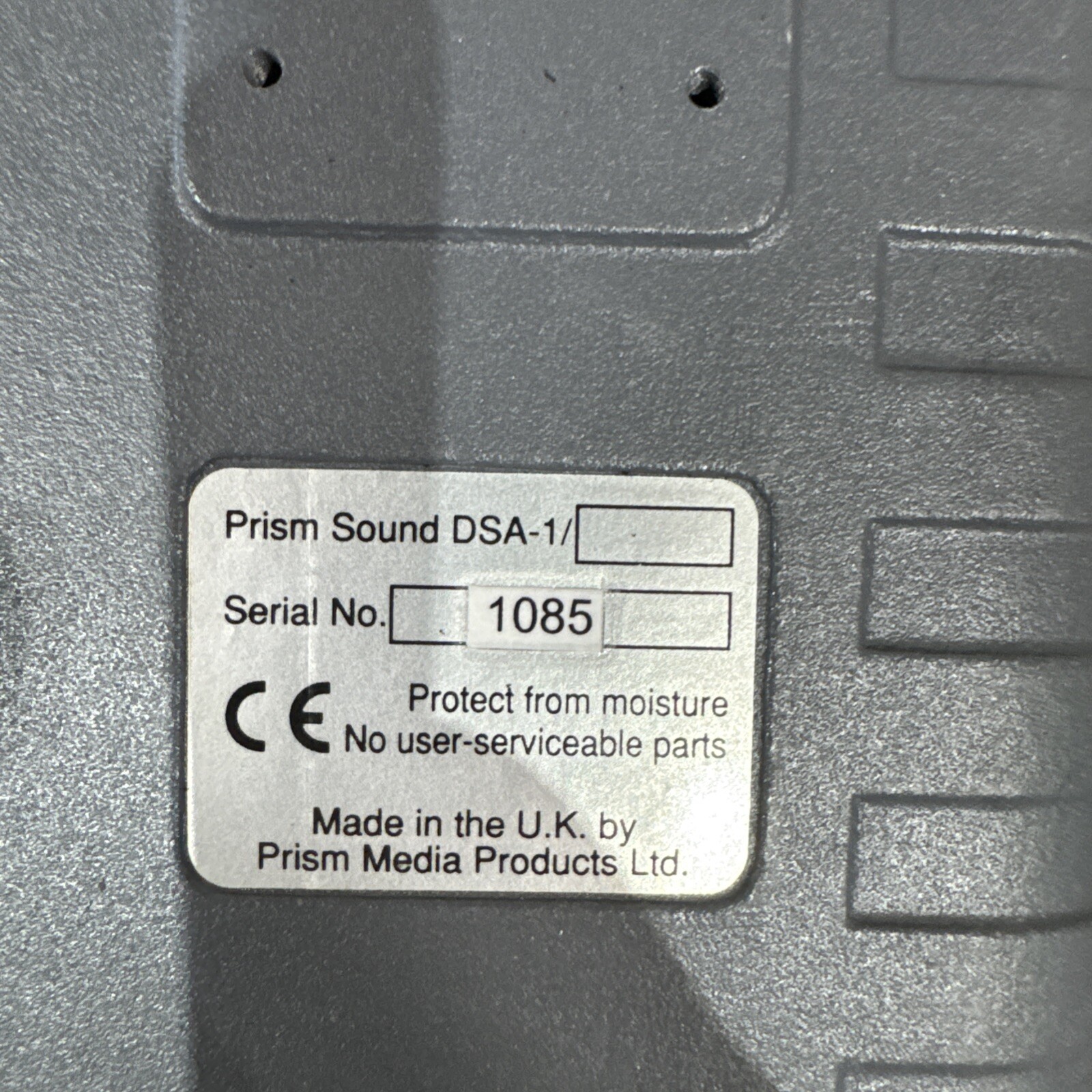 PrismSound DSA-1 Digital Audio Interface AES/EBU Signal Analyzer Generator