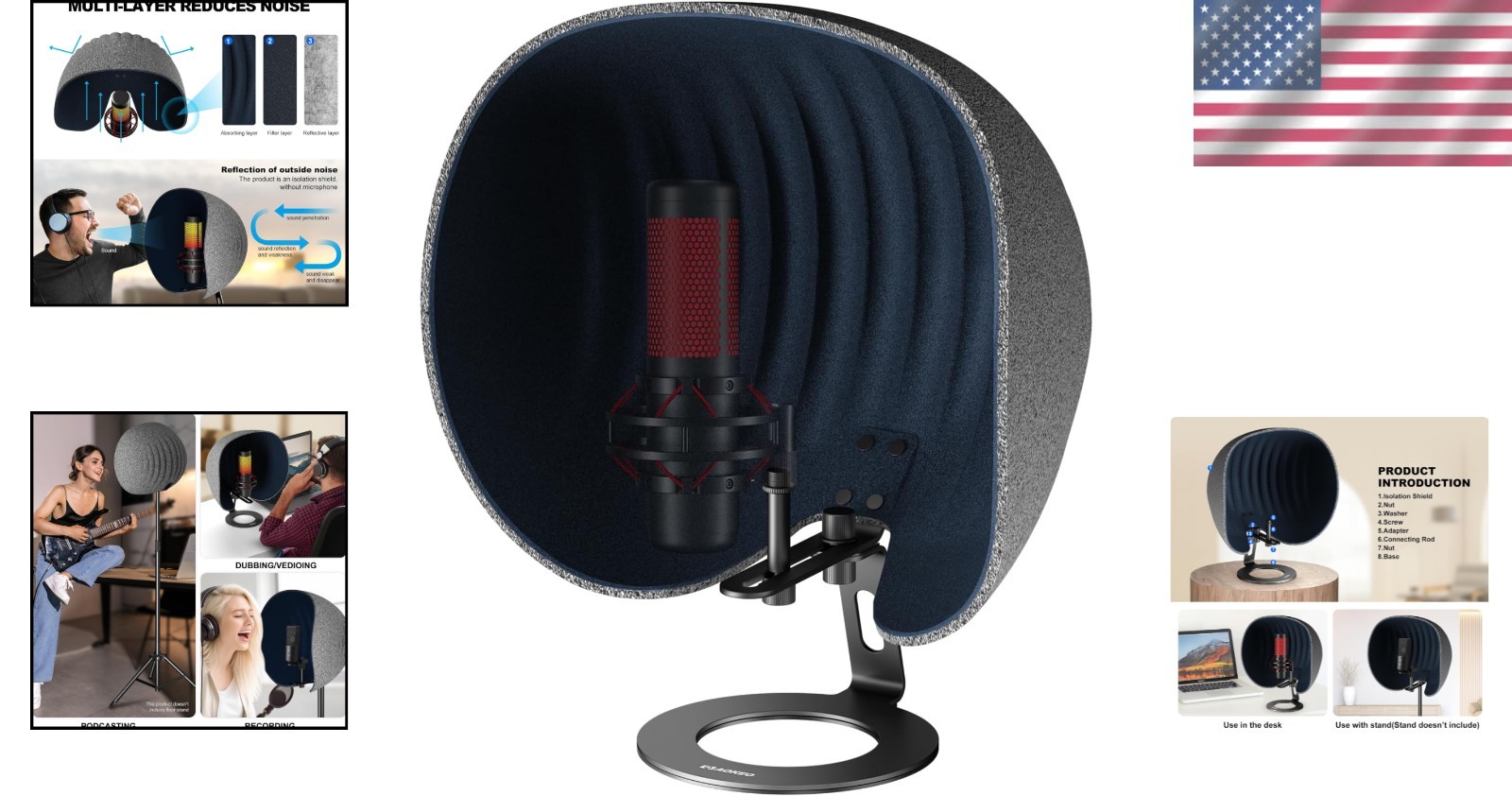 Professional Studio Equipment, 360° Shield
