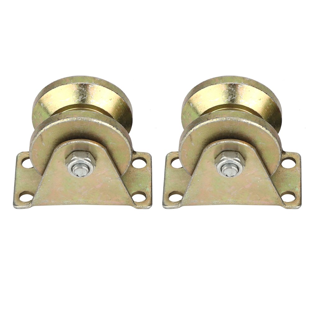 2PCS Sliding Gate Roller Replacement Smooth Operation For Various Gates