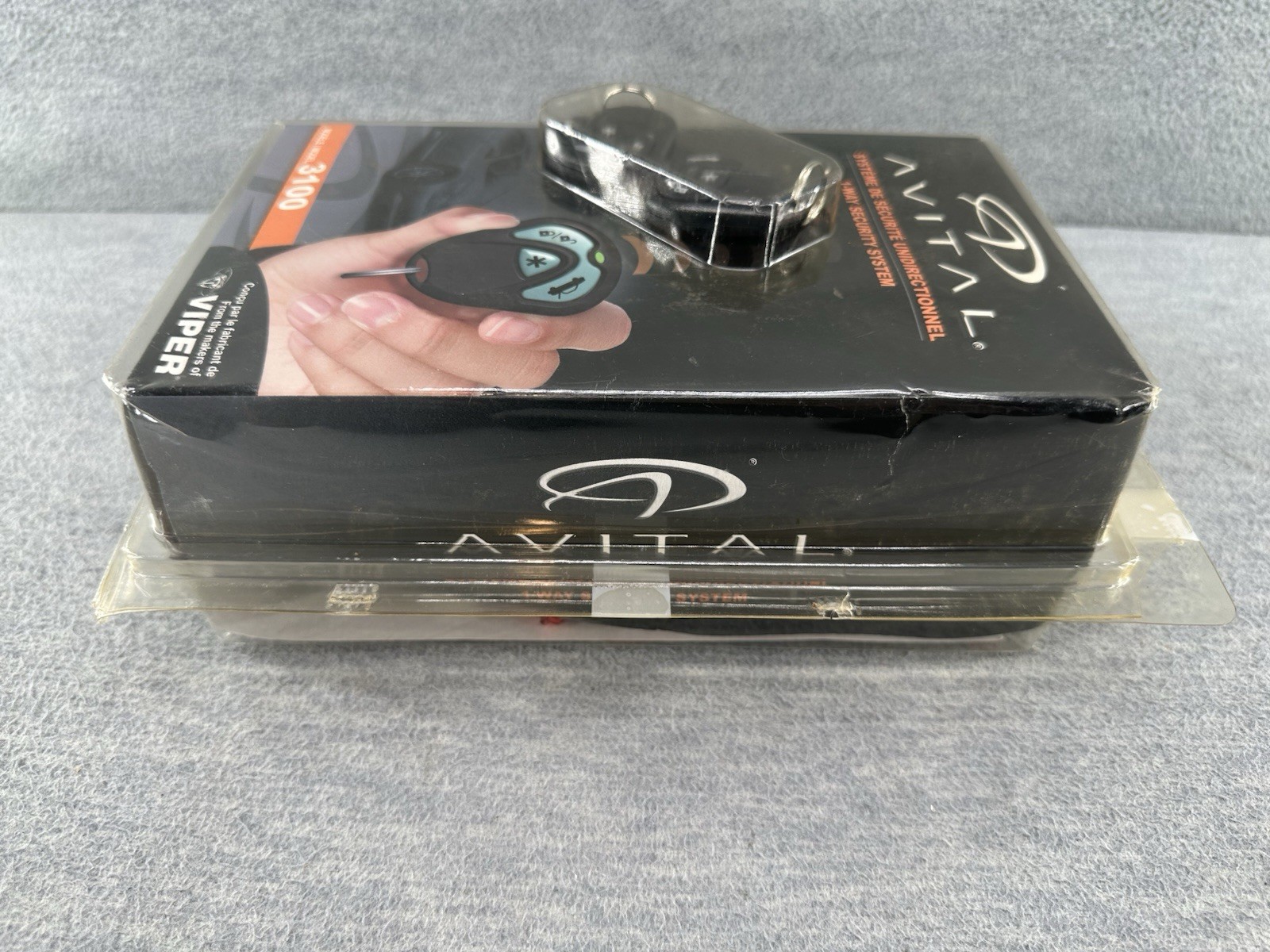 AVITAL 3100 - Universal Car Alarm Security System OPEN BOX Y1