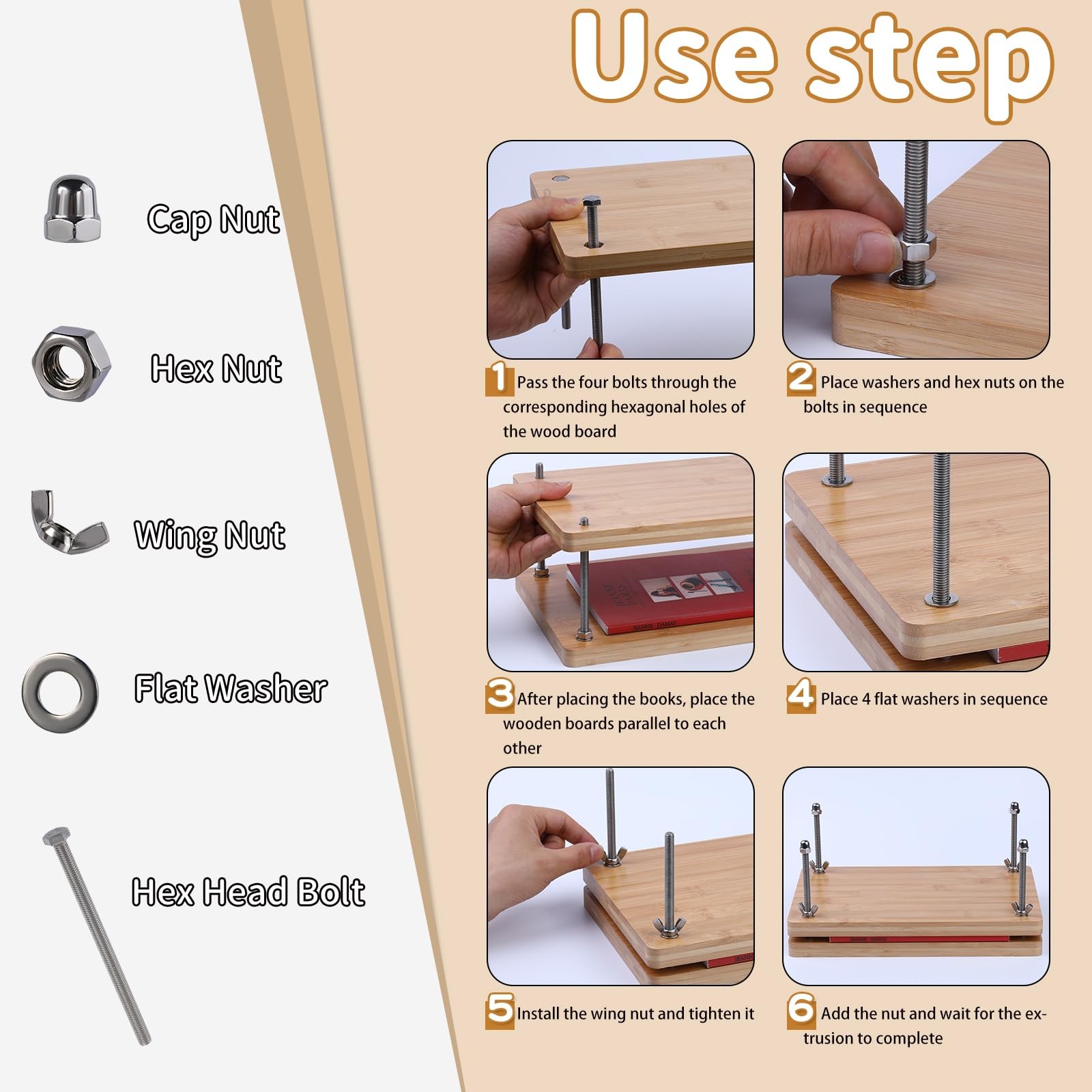 Book Binding Kits, Bookbinding Supplies, Bookbinding Kit for Beginners Bone F...