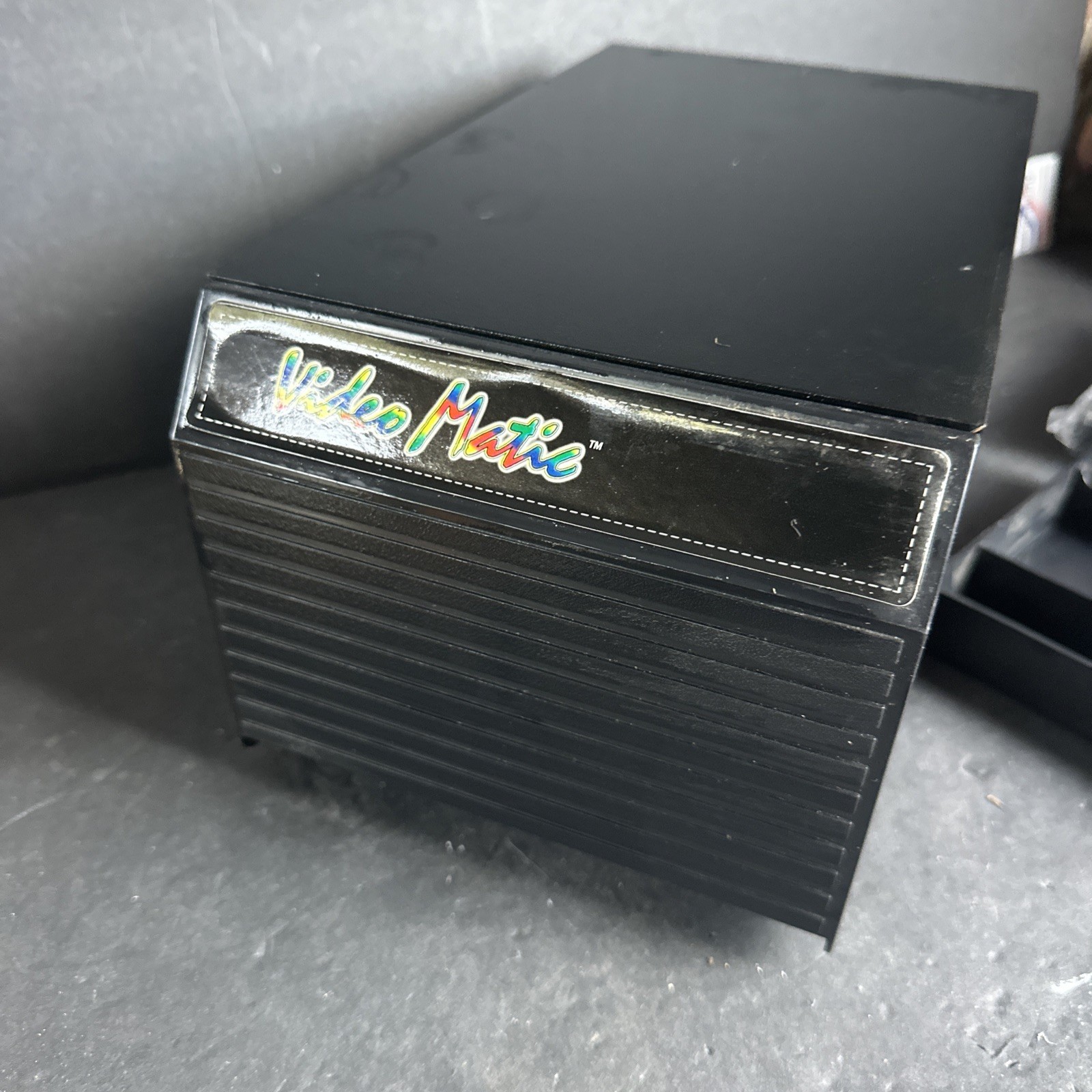 Vintage Video Matic Super Nintendo Cartridge Case Single Row 1997 Rare SNES #14
