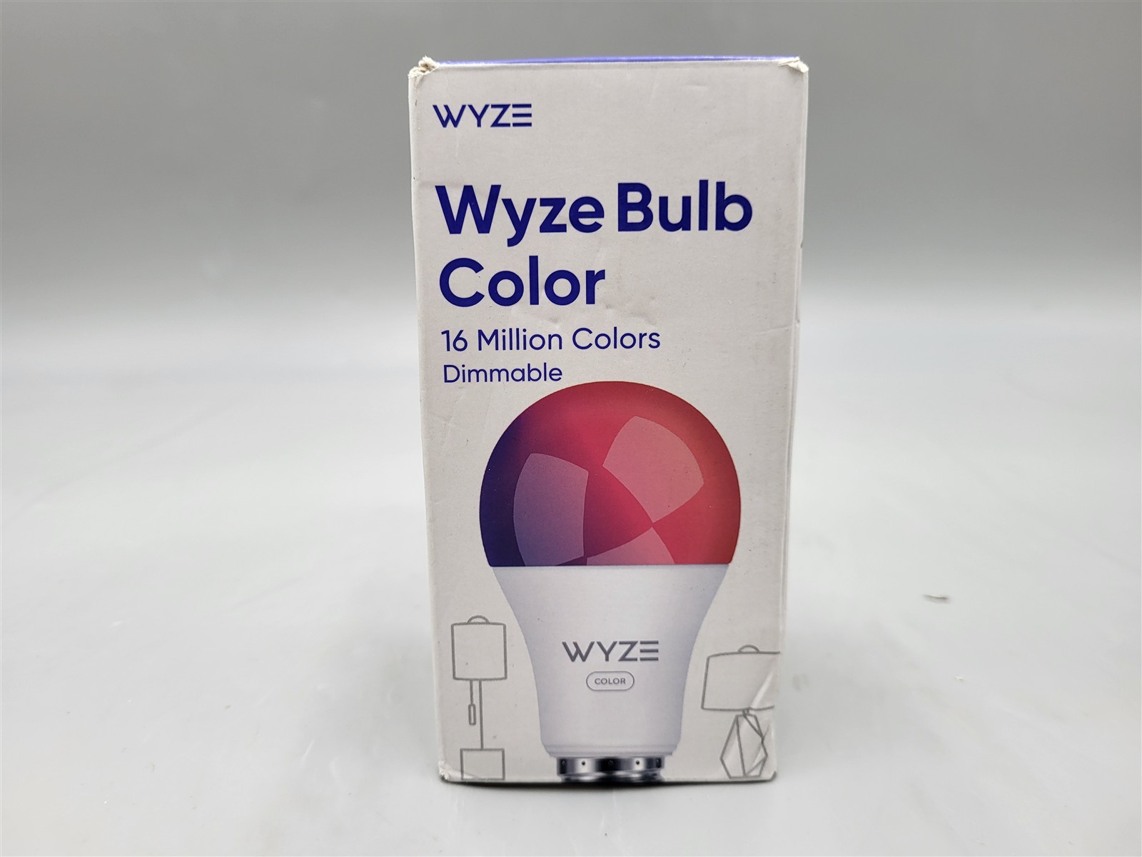 Wyze WLPA19C 1100lm Wi Fi RGB Dimmable A19 LED Color Smart Bulb