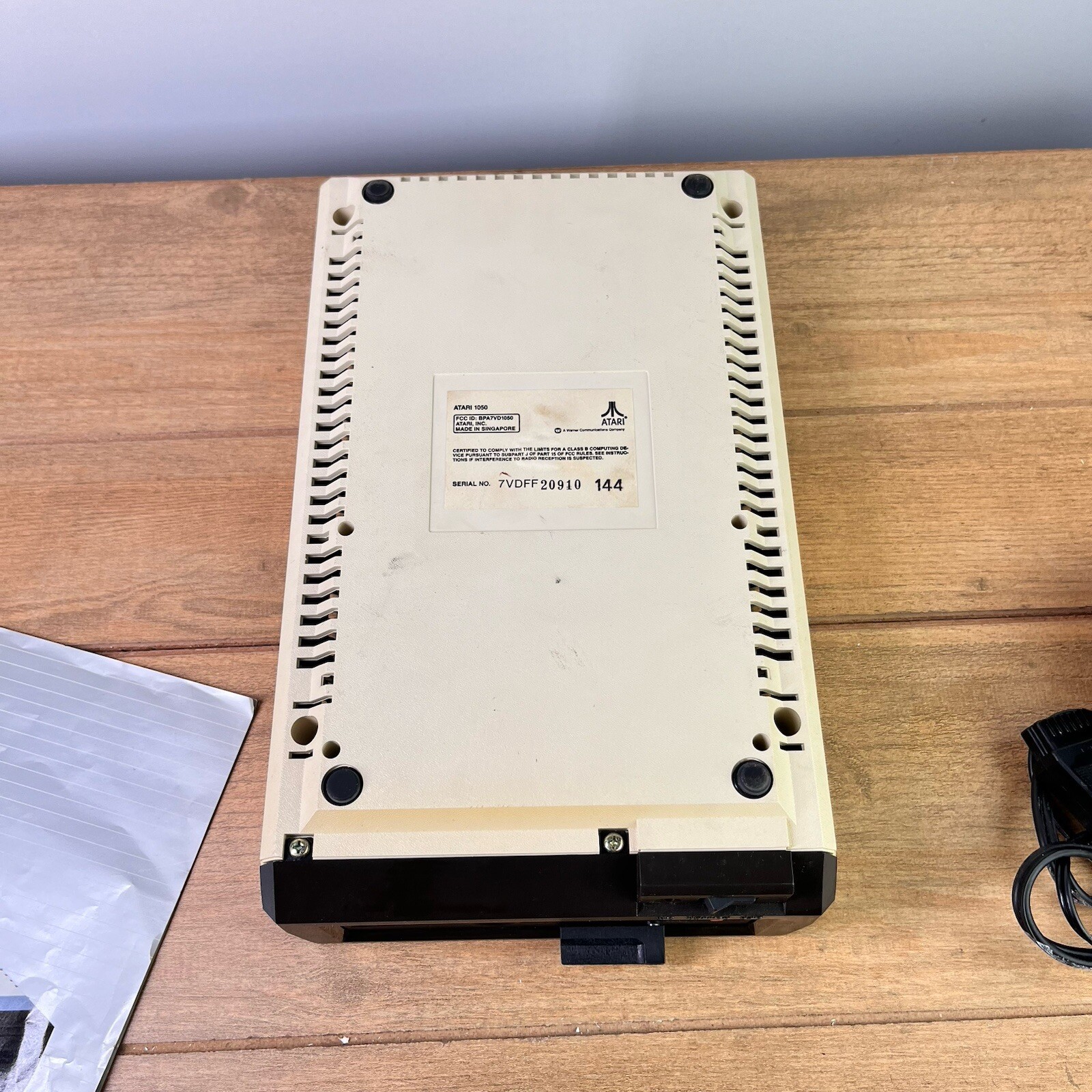 Atari 1050 5.25" Floppy Disk Drive (Power cables) Complete w/Original Box