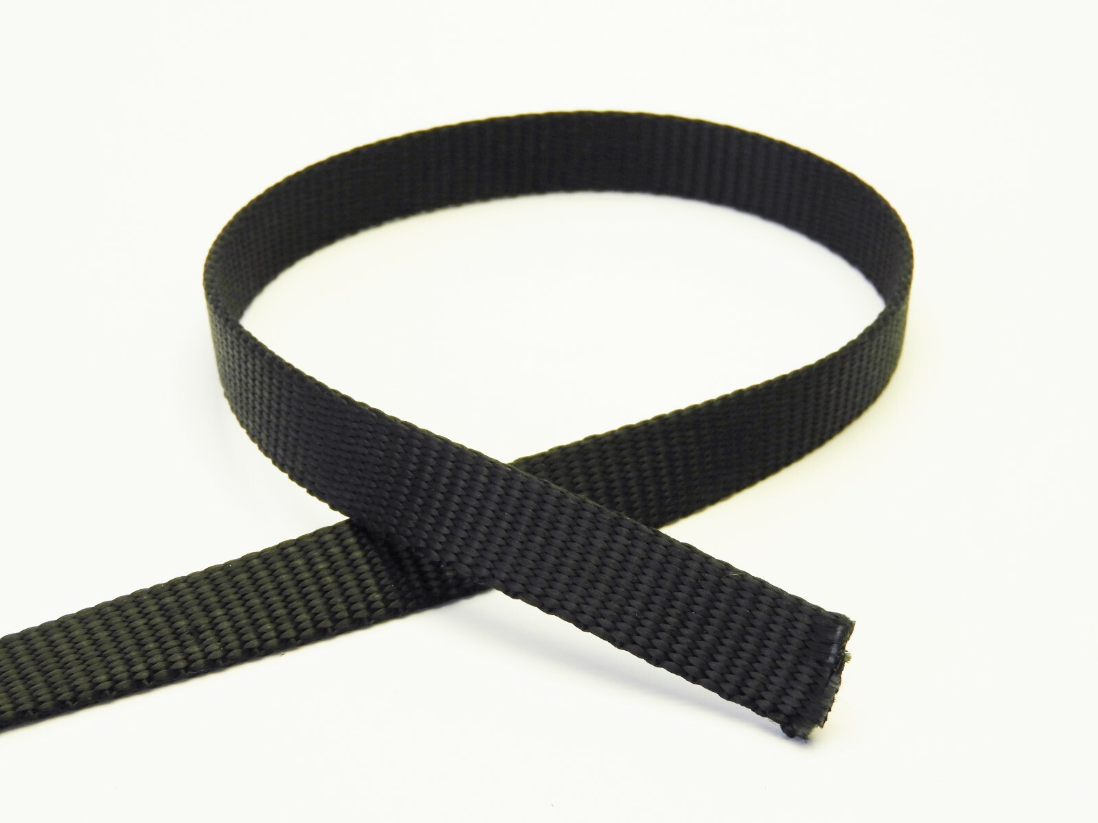 10 yds 5/8" Polypropylene Webbing Heavy Weight Strap Black .080" Thick
