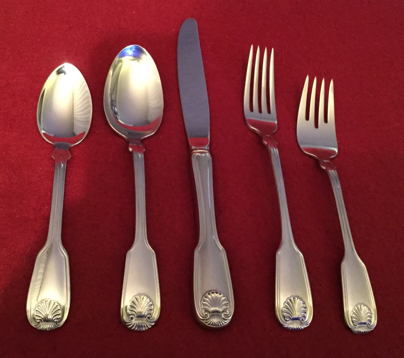 Reed & Barton - COLONIAL SHELL (1961) - Stainless Flatware - CHOOSE Your Pieces