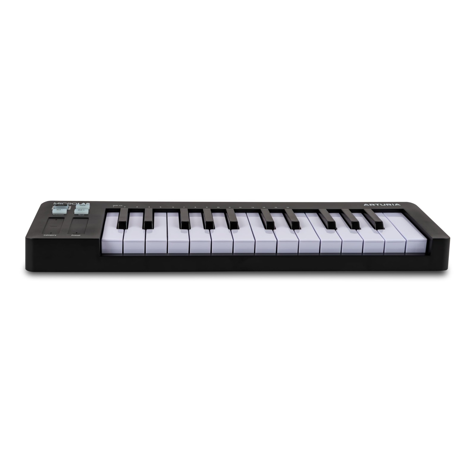 MicroLab Mk3 - Universal MIDI Controller for Music Production - Black