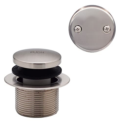 Westbrass A593244-07 14" x 1-1/2" White Tubular Bathtub 1 Pack, Satin Nickel
