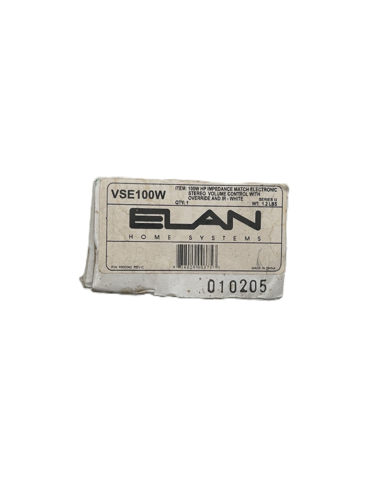 ELAN VSE100W 100W HP Impedance Match Electronic Stereo Volume Control