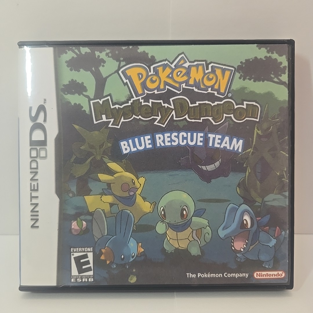 Replacement Case For Pokemon Mystery Dungeon Blue Rescue Team Nintendo DS
