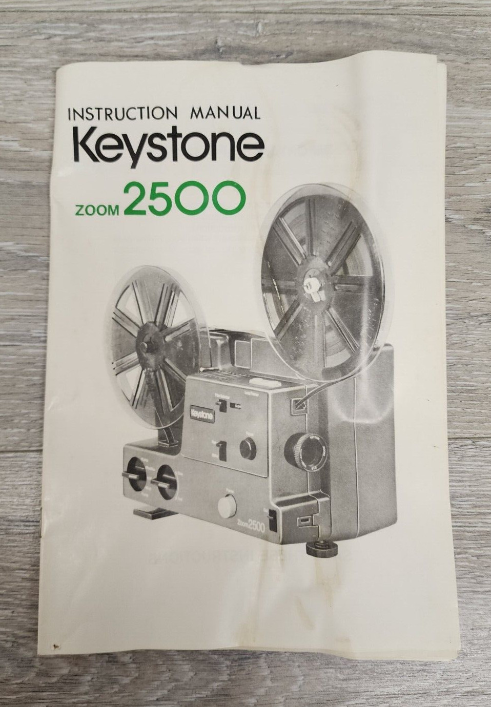 Keystone Zoom 2500 8mm Film Movie Projector AS IS Powers On Untested READ