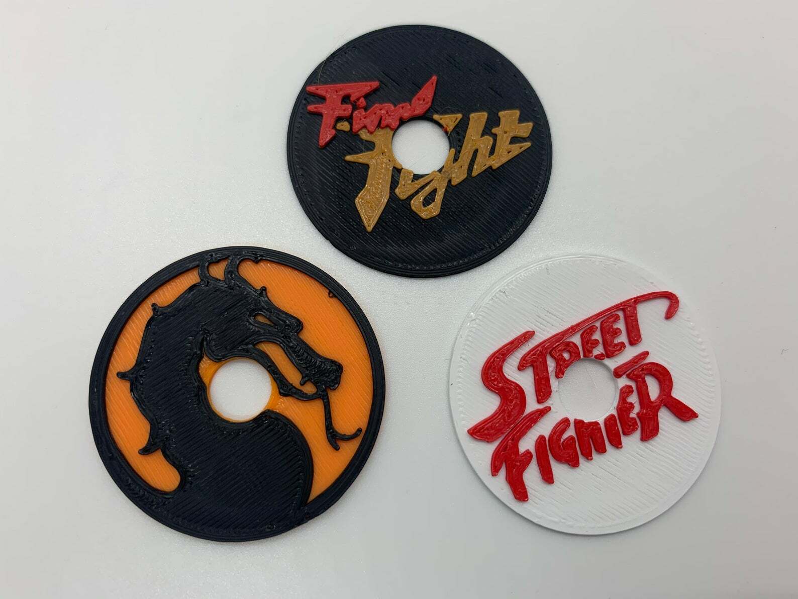 Mortal Kombat, Street Fighter, Final Fight Arcade1up Dust Covers x2