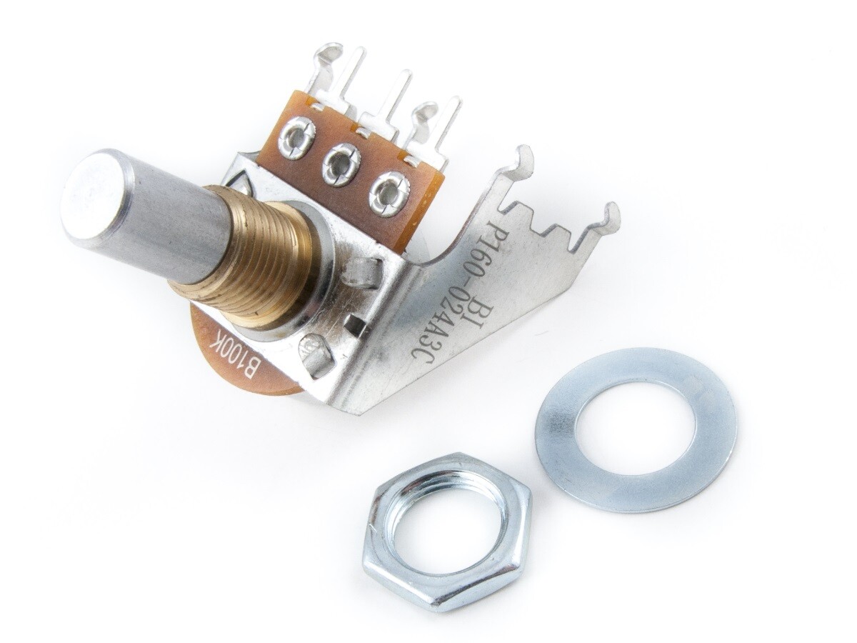 003-7600-049 Fender Amp 100K B Taper Solid-Shaft Snap-In Potentiometers