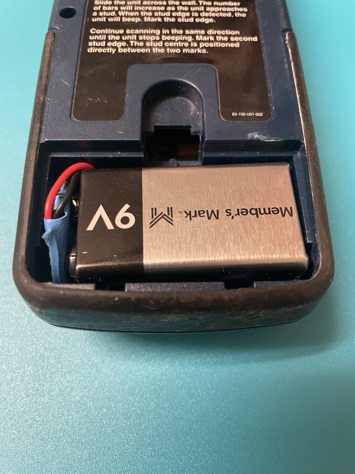 WORKING Ryobi Stud Finder ESTP004 W/BATTERY