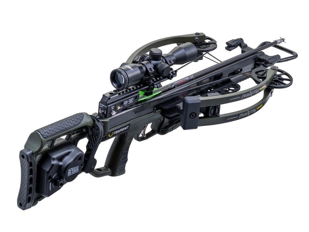 TenPoint Phantom De-Cocking Crossbow in Moss Green NEW!!!