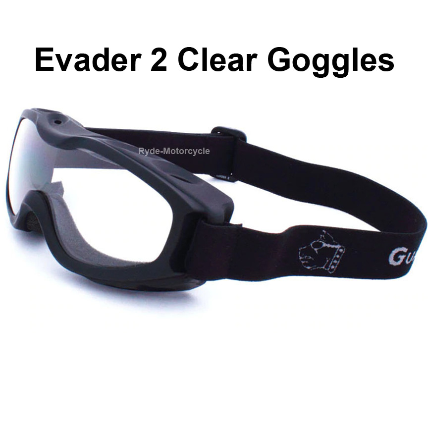 Evader 2 Guard Dogs Night Rider Clear Lens Goggle w Anti-Fog - OTG Design