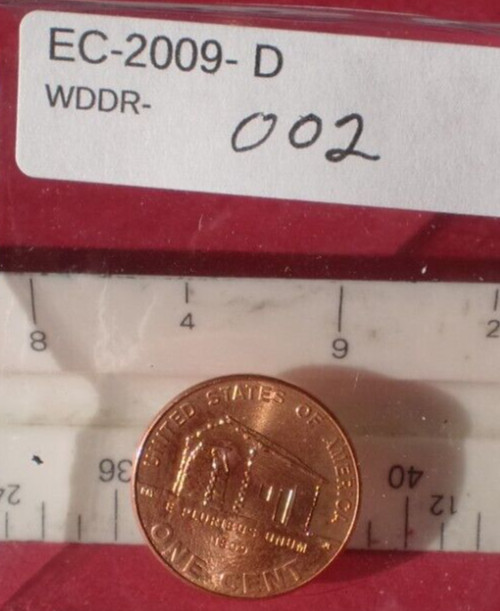 2009D Lincoln WDDR-002 Early childhood Doubled Die Error Cent