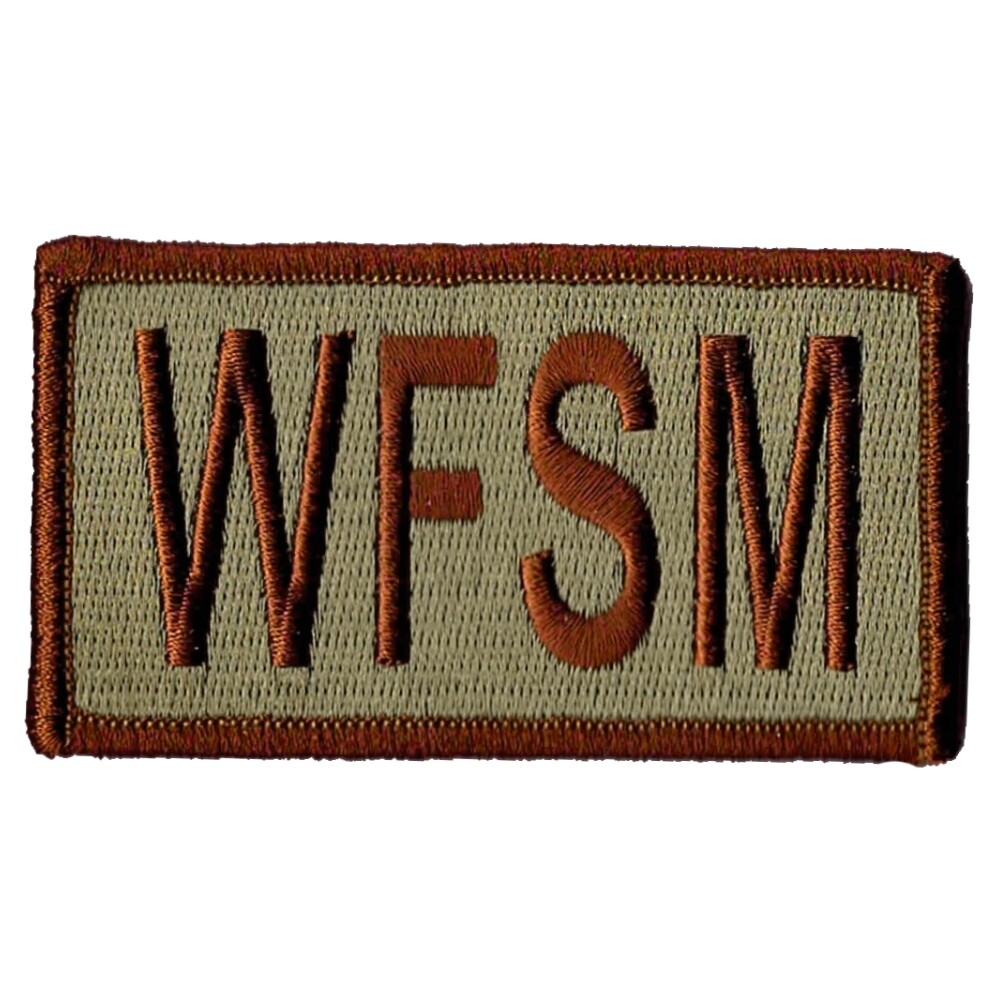 WFSM Duty Identifier Tab / USAF OCP Air Force Patch