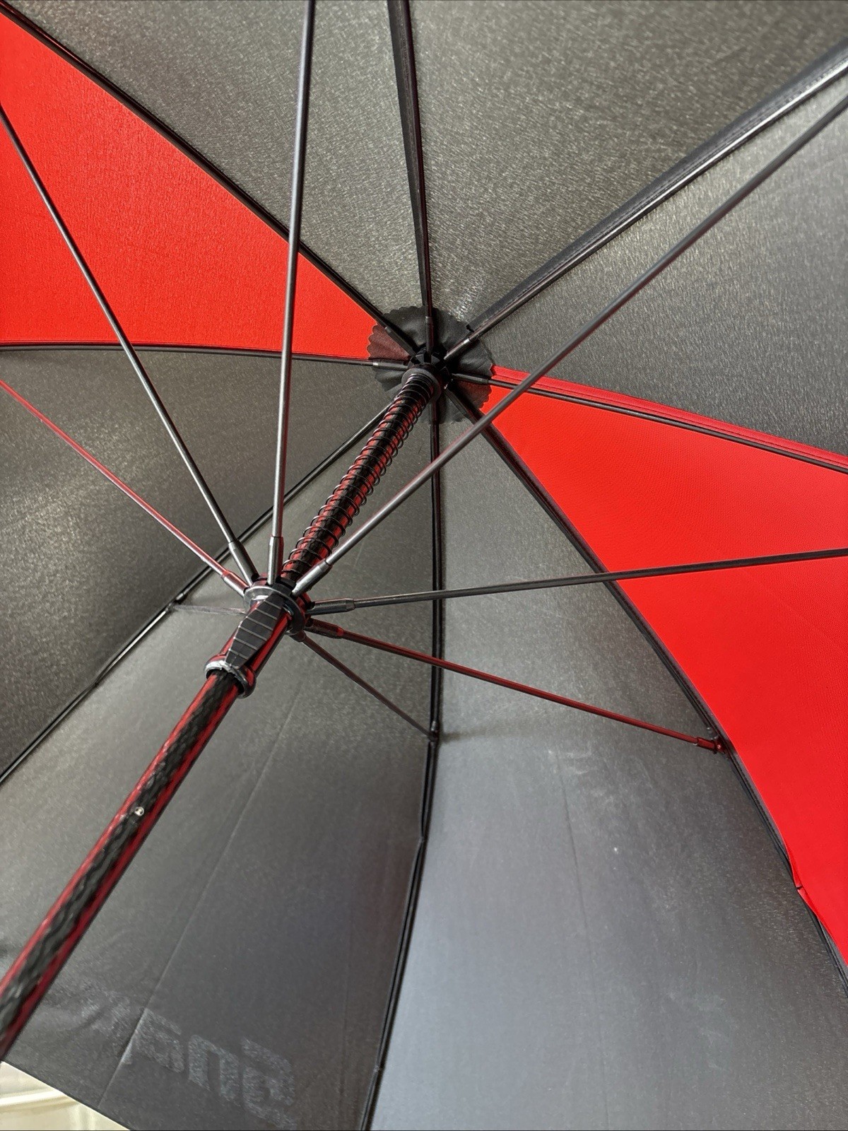 Snap On Black/Red Umbrella