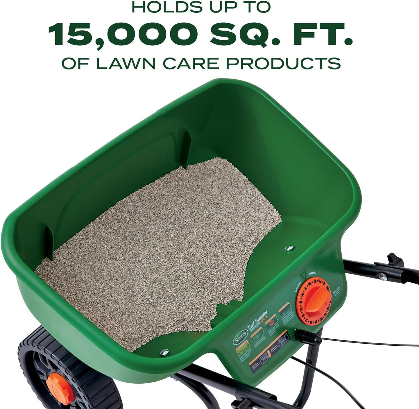 Turf Builder Edgeguard DLX Broadcast Spreader