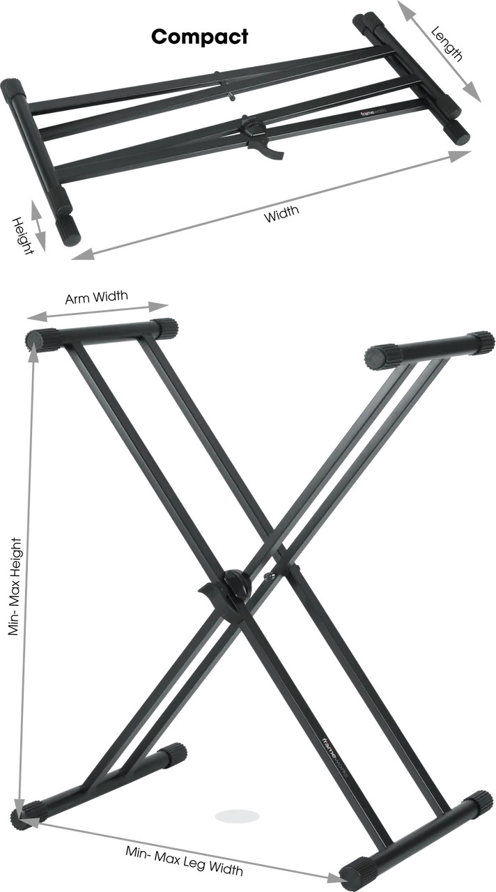 Gator Deluxe "X" Style Keyboard Stand
