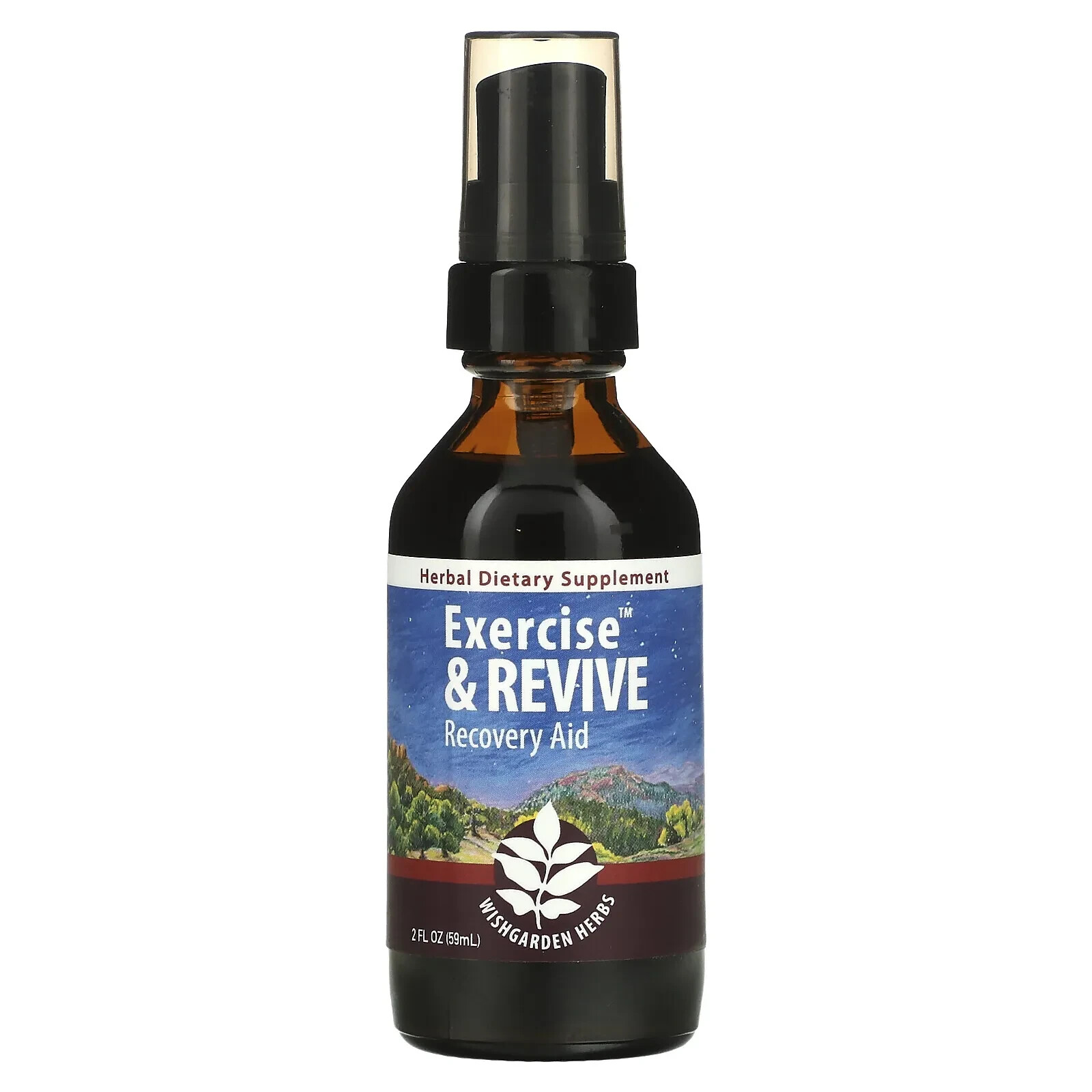 WISHGARDEN HERBS EXERCISE & REVIVE, RECOVERY AID, 2 FL OZ (59 ML) - EXP 1/25