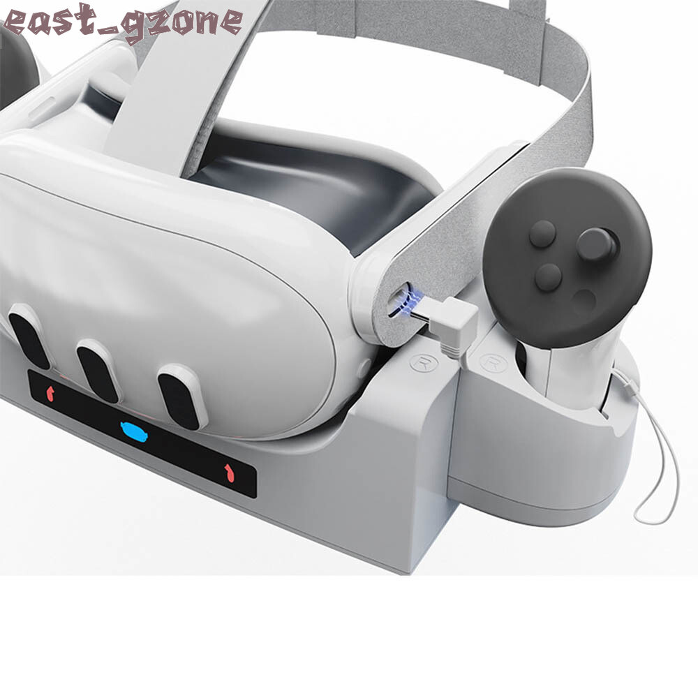 Charging Dock Station Wall Storage Stand Base for Oculus Quest 3 VR Headset