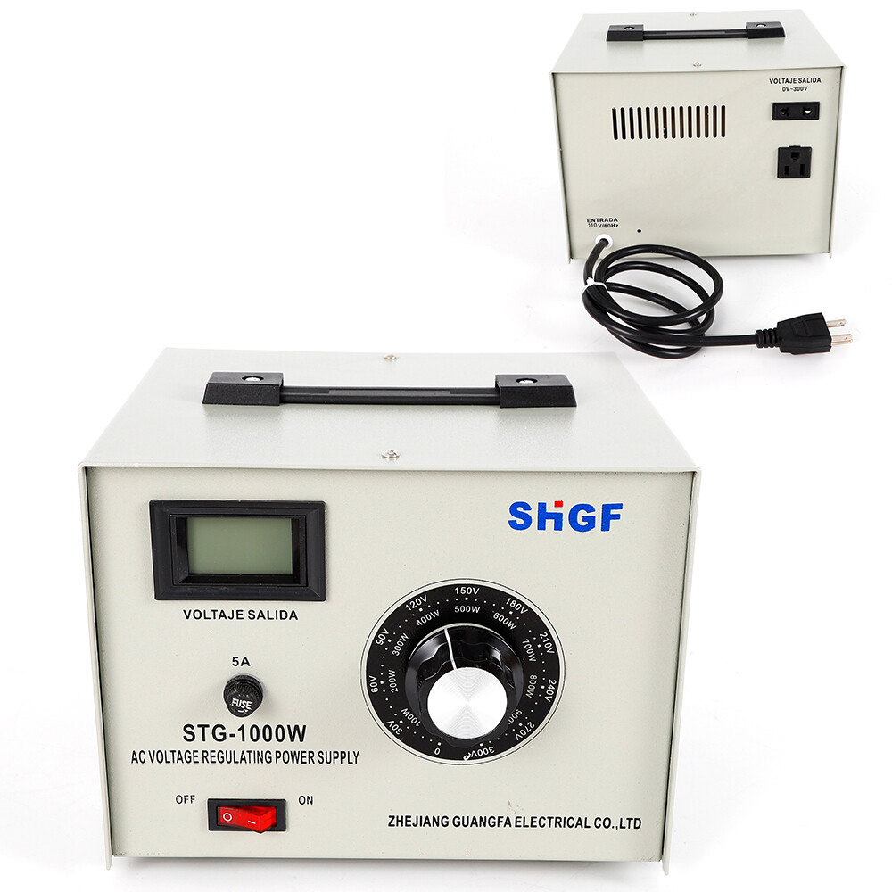 110V 0-300V STG-1000W Variac Autotransformer Voltage Regulator Power Supply AC