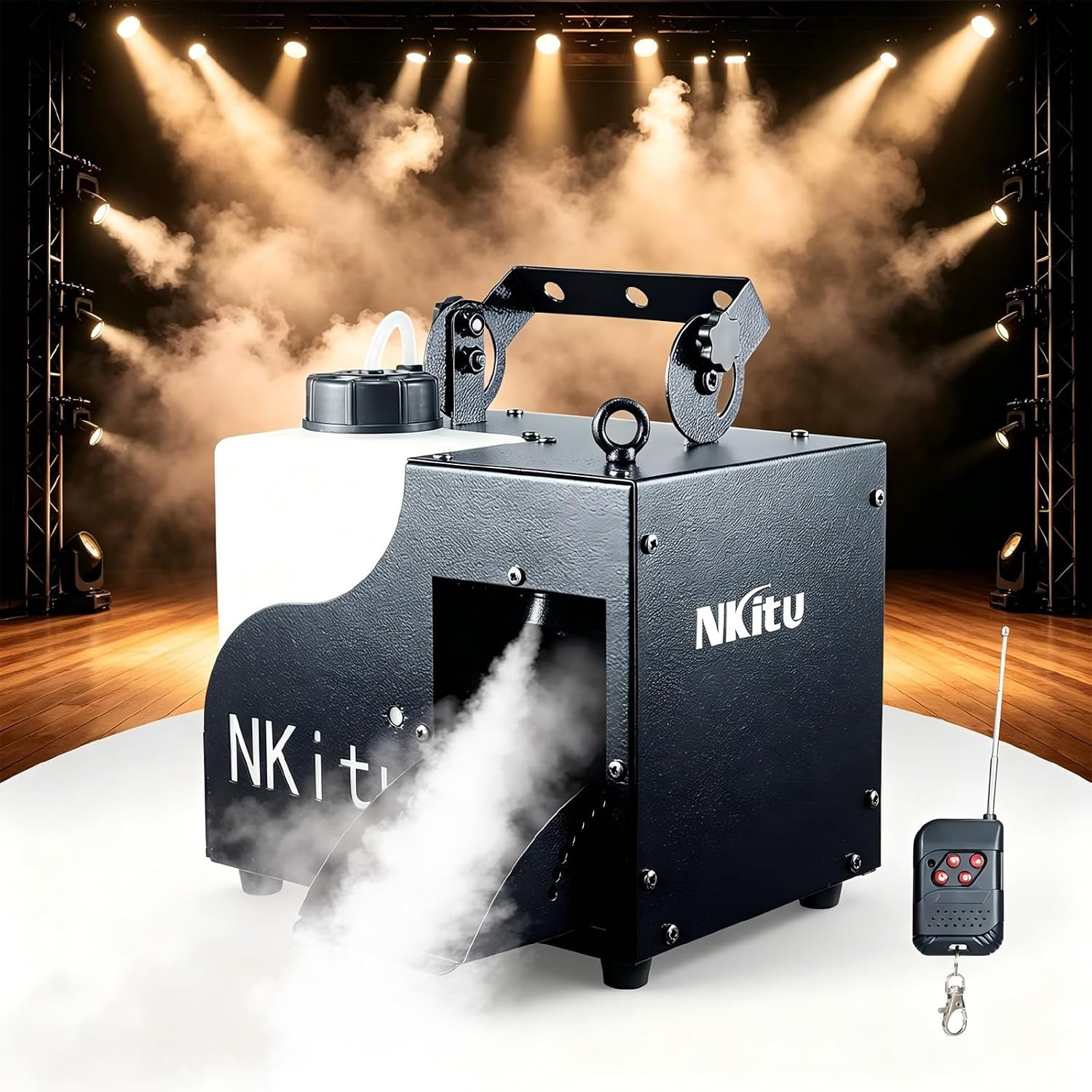 Haze Fog Machine, 600W Portable DMX Remote Control Stage Fogger | 3000CFM High O